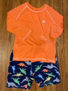 Boys Swim Trunks And Rash guard (Carter’s And IXtreme) Size 6 - Picture 1 of 5