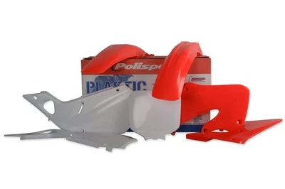Polisport Red, White Plastic Kit fits Honda: CR125R (1998-1999), CR250R (1997... Foto 1 de 3