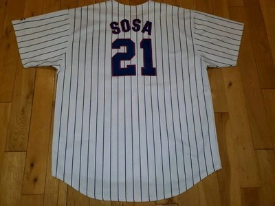 Camiseta deportiva cosida vintage Russell Athletic Sammy Sosa Chicago Cubs equipo MLB para hombre XXL Foto 1 de 4