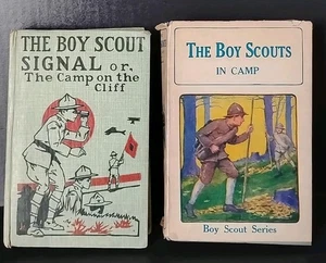 2 Boy Scouts Signal And The Boy Scouts In Camp Books  - Picture 1 of 11