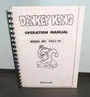 Nintendo Donkey Kong Arcade Manual Parts list Schematics wiring diagrams