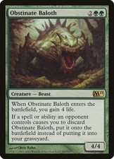 1X Obstinate Baloth Magic 2011 NM/EX MTG CARD