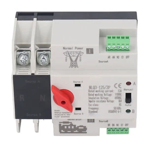 2P Power Automatic Transfer Switch Generator Transfer Changeover Switch 63A - Picture 1 of 24