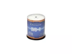 Optical Quantum 4.7GB 16X DVD+R White Inkjet Printable 100 Packs Spindle Disc Mo - Picture 1 of 4
