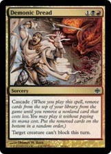Demonic Dread NM MTG Alara Reborn Magic 2B3