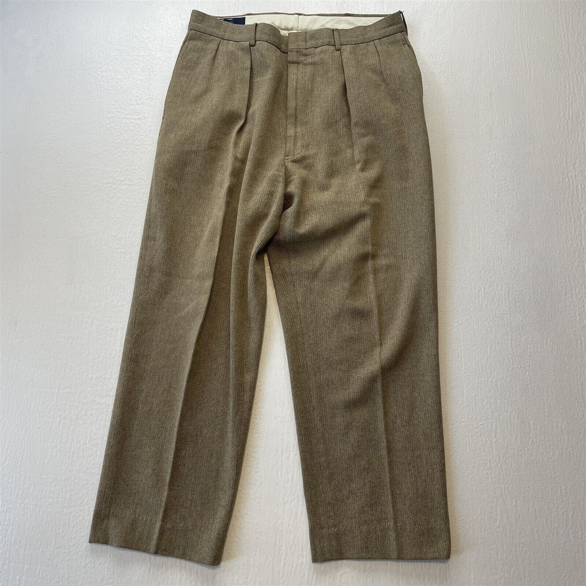 パンツ Polo Ralph Lauren herringbone slacks Vintage Polo Ralph Lauren Pant Mens 36x30 Wool Herringbone