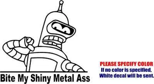 Bender Fantasy Futurama #6 Vinyl Aufkleber Sticker Auto LKW Fenster versch. Größen - Bild 1 von 4
