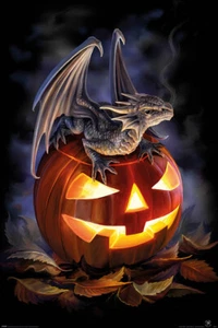 Anne Stokes Trick or Treat Maxi Wandposter 24" x 36" - Bild 1 von 2