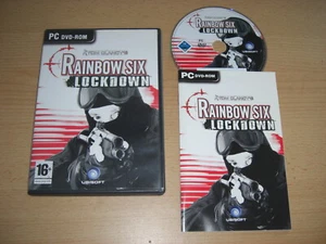 Tom Clancy's Rainbow Six LOCKDOWN Pc DVD Rom Lanzamiento Original FPS PUBLICACIÓN RÁPIDA - Imagen 1 de 1