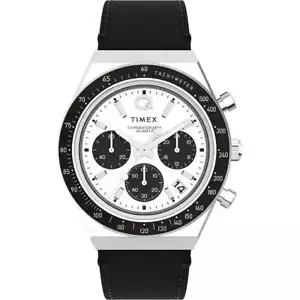 Timex Q Chronograph Stainless Steel Watch TW2W53400 - Picture 1 of 5