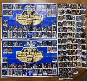 1988 HOSTESS WWF WRESTLEMANIA WRESTLING CARDS SETS /35 x2 REDEMPTION POSTERS +++ - Bild 1 von 7