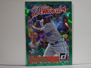 2014 Panini Donruss Elite Dominator Series 1 /999 Yasiel Puig #8