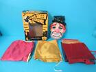 COSTUME MASQUE HALOWEEN VINTAGE RAYON CLOWN TAILLE GRAND 12-14 NO 2103 MARQUE PRIX