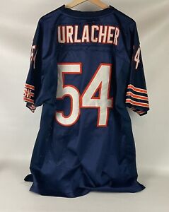 Reebok Brian Urlacher Chicago Bears Sewn On Field Stitched Jersey Captain Sz 50
