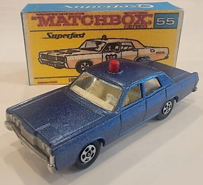 Matchbox Superfast 55 Mercury Park Line Police Car/Custom/Crafted Box  - Image 1 of 4