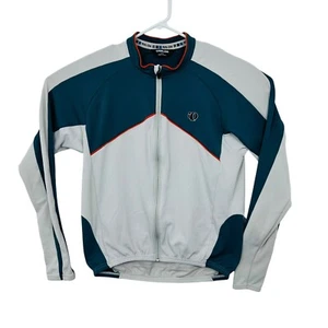 Pearl Izumi Cycling Jacket Full Zip Long Sleeve Stretch Womens Size Large Gray - Picture 1 of 6