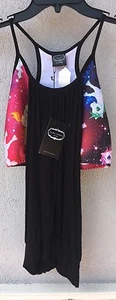 $52 NWT Zara Terez My Little Pony Sports Bra With Black Over Tank Top Girls  - Picture 1 of 3