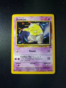 2000 Vintage Pokemon WOTC Base Set 2 - Drowzee #73/130 - LP - FREE SHIPPING - Picture 1 of 2