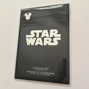 NEW D23 2017 Star Wars Lithograph Set Rey Leia Stormtrooper - Picture 1 of 11