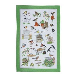Ulster Weavers Garden Birds Cotton Tea Towel - Picture 1 of 4
