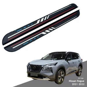 2Pcs Fit for Nissan Rogue X-Trail T33 2021-2024 Nerf Bar Side Step Running Board - Picture 1 of 7