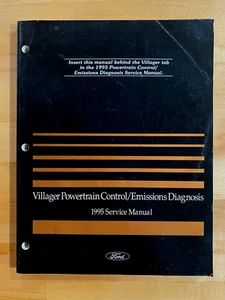1995 Ford Mercury Villager Powertrain Control Emissions Diagnosis Service Manual - Picture 1 of 2