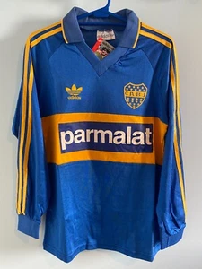 Vintage BOCA JUNIORS 1992 / 1993 Home Jersey WITH TAGS Parmalat Shirt Argentina - Bild 1 von 12