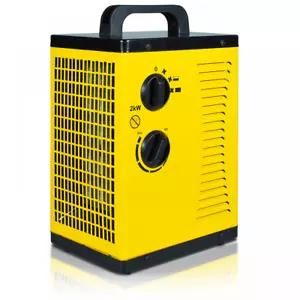 Prem-i-air 2kW PTC Turbo Fan Industrial Strength Compact Portable Space Heater - Picture 1 of 8