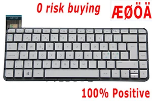 Nordische schwedische Dansk Laptop-Tastatur für HP Stream 14-z000 14-z010 14-Z050 weiß - Bild 1 von 6
