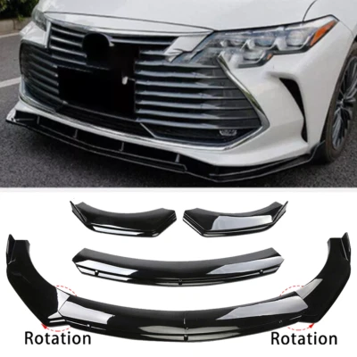 Gloss Black Car Front Bumper Spoiler Lip Splitter Body Kit For Toyota Avalon - Image 1 of 4
