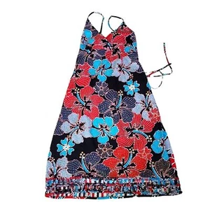 Neu ohne Etikett handgefertigt atemberaubendes atemberaubendes Damen Blumen Perlen verstellbarer Riemen Taille Top Kleid - Bild 1 von 9