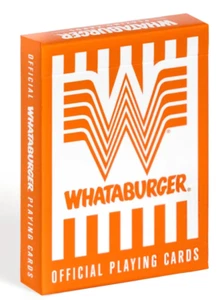Whataburger Playing Cards USPCC Deck Brand NEW SEALED - Picture 1 of 3