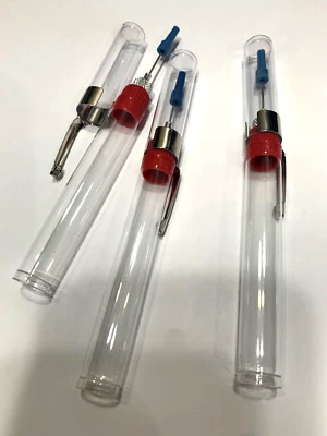 3 piezas - Engrasador de punta de pin de aguja de precisión recargable (vacío) con clip de bolsillo EE. UU. Foto 1 de 3