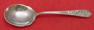 Rose by Kirk Sterling Silver Berry Spoon Scalloped Shoulders 8 1/2" Serving - Picture 1 of 2