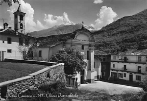 B2879) CARTOLINA LOCANA CANAVESE CHIESA PARROCCHIALE TORINO - Picture 1 of 2