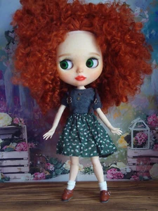 Blythe doll custom Orange Hair OOAK Blythe Doll by Daniela Mar - Picture 1 of 13