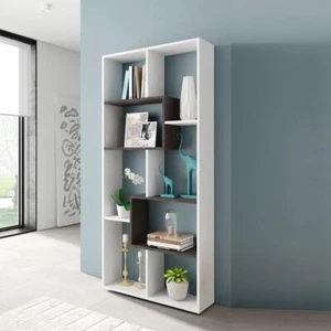 Estantería poco profundo, 8 baldas asimétricas, separador ambientes - Beceite - Imagen 1 de 7