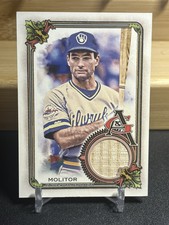 PAUL MOLITOR 2023 TOPPS ALLEN & GINTER FULL SIZE BAT RELIC (A) #AGRA-PM BREWERS