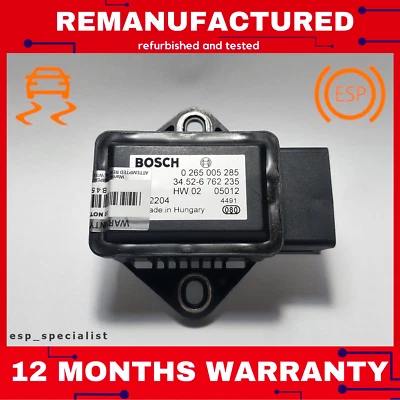BMW X3, X5, BMW 5, 7. Sensor de velocidad de guiñada DSC ESP 0265005285 / 34526762235 Foto 1 de 3