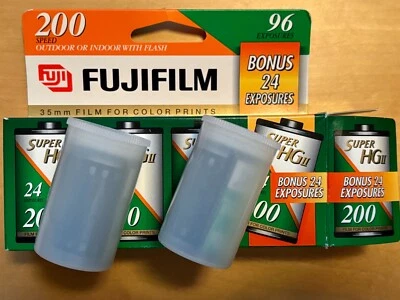 Fujifilm Super HG II 200 Speed 35mm Film 2 Rolls x 24 Exposure Expired - Image 1 of 4