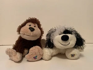 GREAT CONDITION RETIRED Webkinz Cheeky Monkey & Puppy Plush NO CODE - Picture 1 of 3