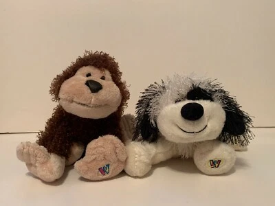 GREAT CONDITION RETIRED Webkinz Cheeky Monkey & Puppy Plush NO CODE - Image 1 of 3