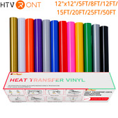 HTVRONT Heat Transfer Vinyl Bundle - 25 Pack 12x10 Assorted Colors HTV  Vinyl Sheets for TShirts - Iron on Vinyl Bundle with One WeedingTool and  Teflon Sheet