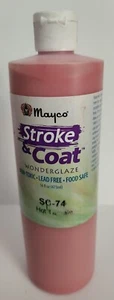 Mayco Stroke & Coat Wonderglaze Glaze, Hot Tamale, SC-74, 16 Oz - Picture 1 of 3