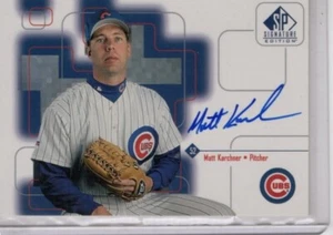 1999 Upper Deck SP Signature Edition Matt Karchner Autograph Chicago Cubs #MKa - Bild 1 von 1