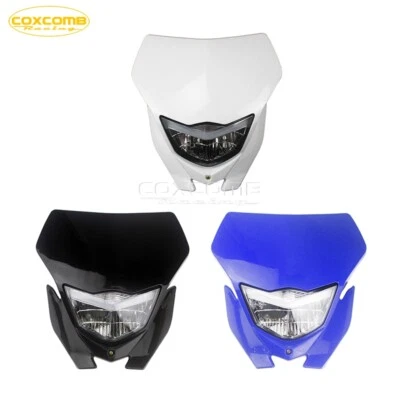 Carenado de faros para moto de cross Supermoto para Yamaha WR450F WR250F YZF YZF TTR DR RM Foto 1 de 4