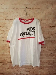 Vintage Project Aids Ringer T-Shirt 30 Jahre Jubiläum Los Angeles Herren Gr. 2X - Bild 1 von 5