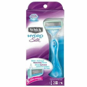 Schick Hydro Silk Razor for Women 2 Moisturizing Razor Blade Refills 1 Ct 6 Pack - Picture 1 of 6