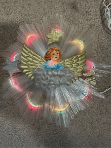 Vintage Kurt S. Adler The Early Years” 10 Light Tree Top Paper Angel Collectible - Picture 1 of 8