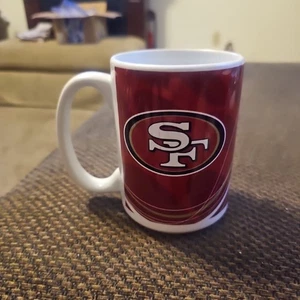 New San Francisco 49ers Coffee Mug 14oz Red And Gold 4.75 X 5" - Picture 1 of 8